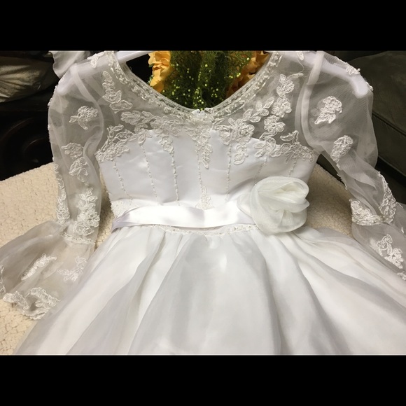Angels NY, Flower Girls white Dress, Size 12 - Picture 2 of 8